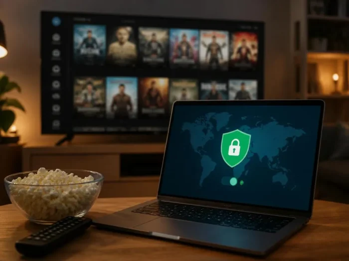 Jak bezpiecznie korzystać z biblioteki filmów online z VPN