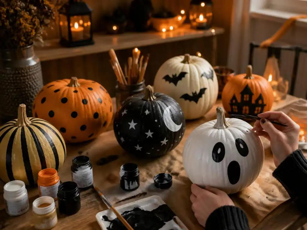 Kreatywne sposoby na to jak pomalować dynie na halloween